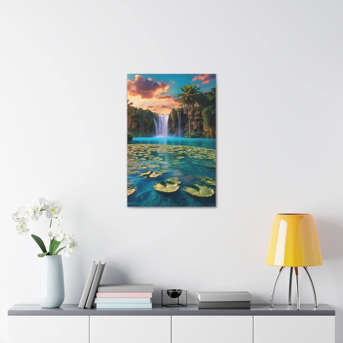 Majestic Waterfalls Art Canvas Ed. 39