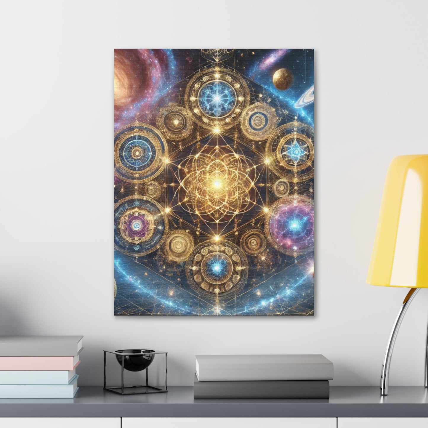 Sacred Geometry Art Canvas Ed. 69