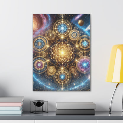 Sacred Geometry Art Canvas Ed. 69