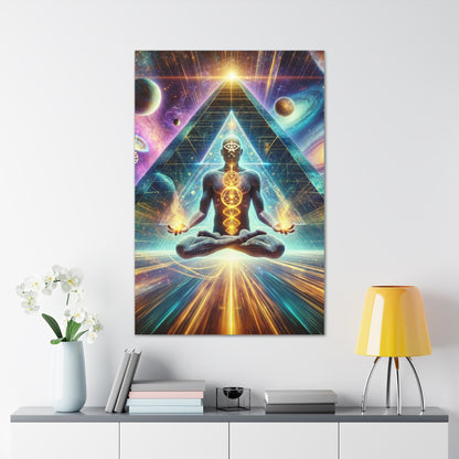 Quantum Entanglement Art Canvas Ed. 13