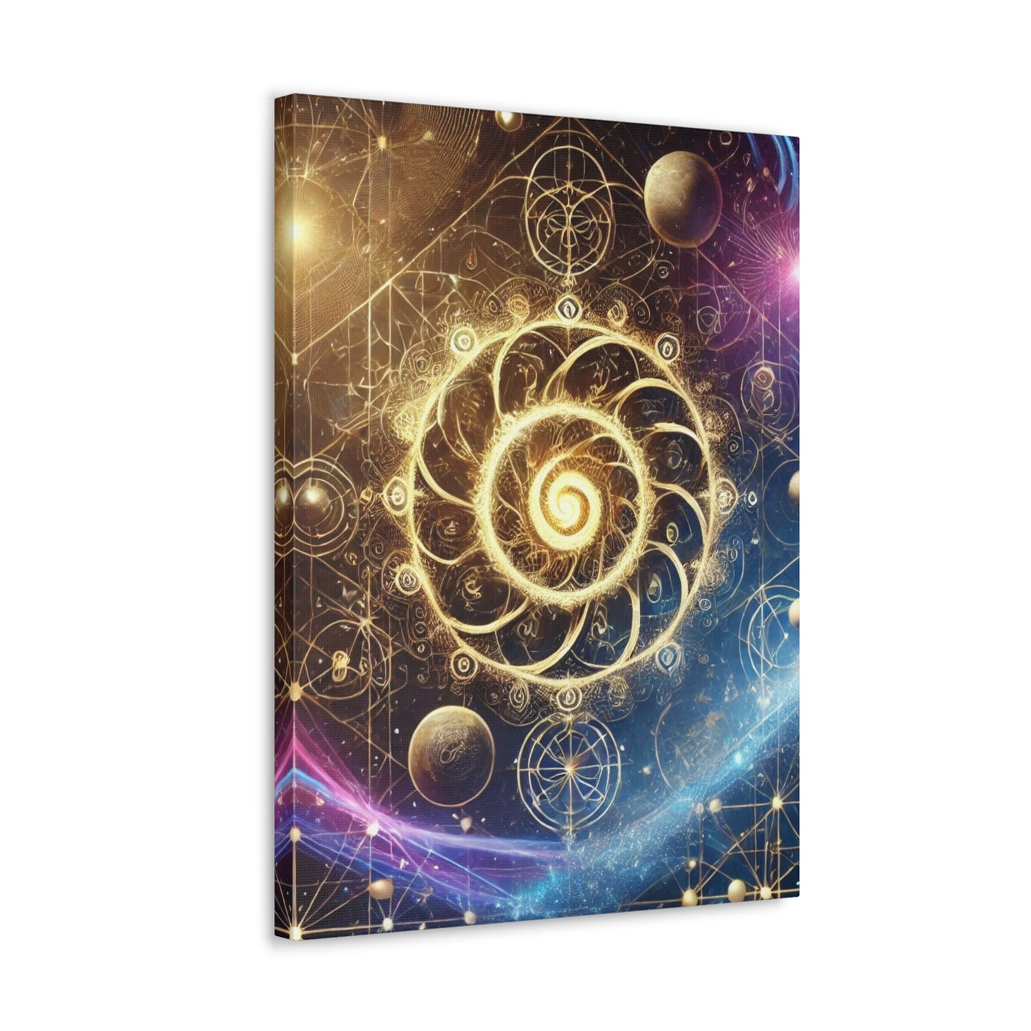 Sacred Geometry Art Canvas Ed. 65