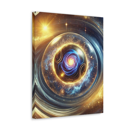 Energetic Orbs Art Canvas Ed. 14