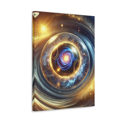 Energetic Orbs Art Canvas Ed. 14