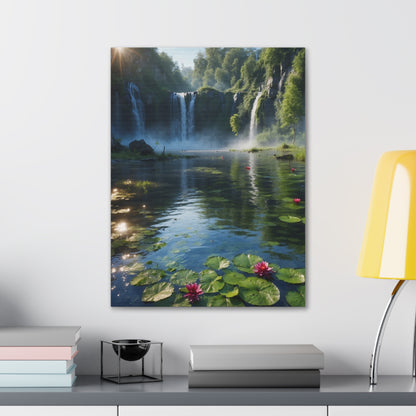 Majestic Waterfalls Art Canvas Ed. 6