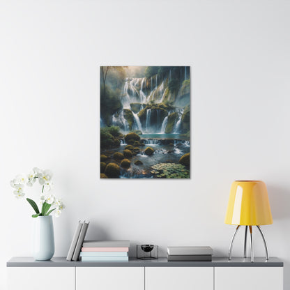 Majestic Waterfalls Art Canvas Ed. 14