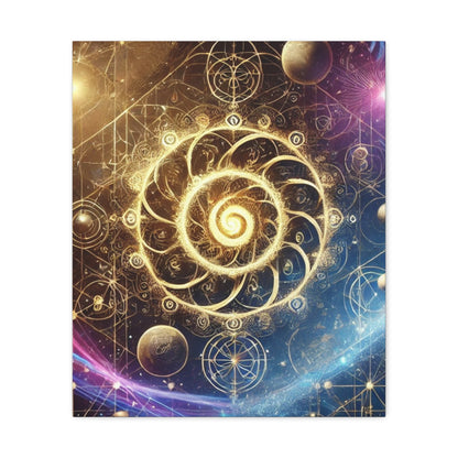 Sacred Geometry Art Canvas Ed. 65