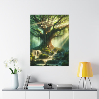 Trees of Light Art Canvas Ed. 22