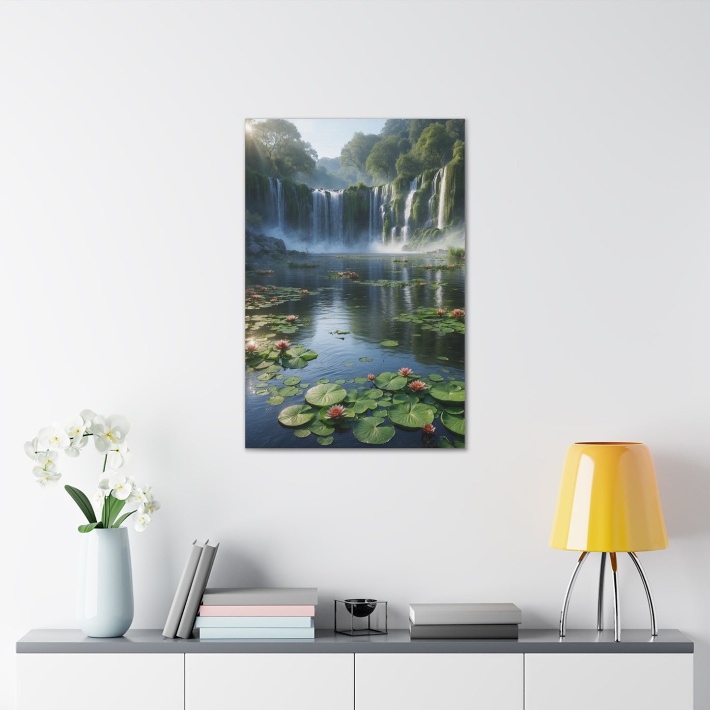 Majestic Waterfalls Art Canvas Ed. 7