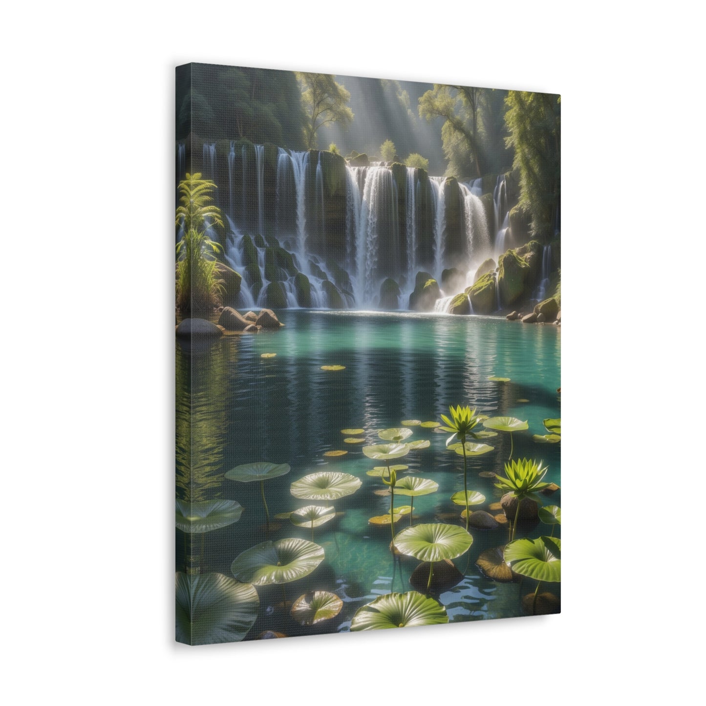 Majestic Waterfalls Art Canvas Ed. 24