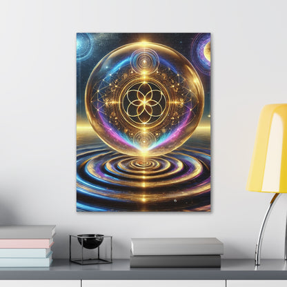 Sacred Geometry Art Canvas Ed. 26