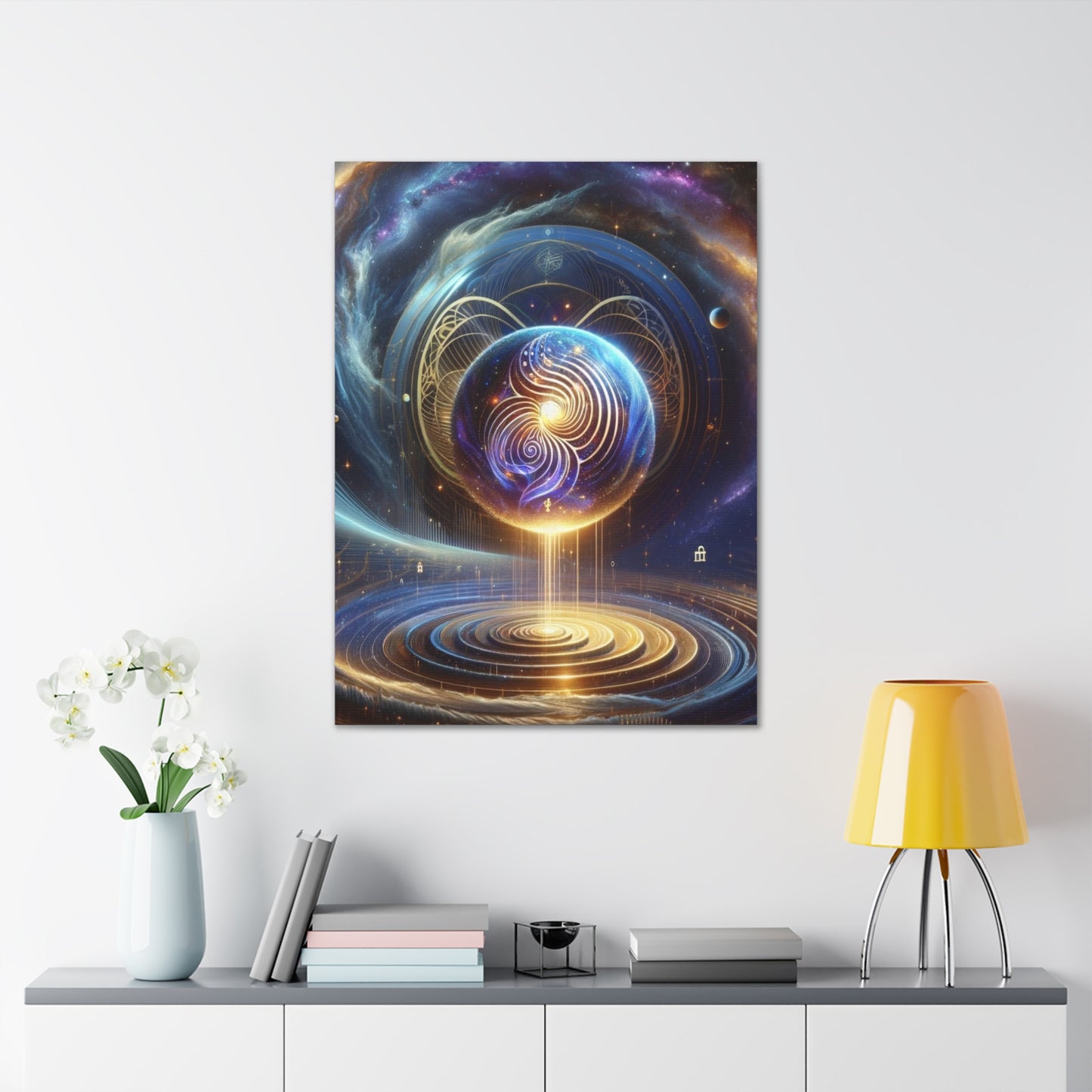 Sacred Geometry Art Canvas Ed. 61