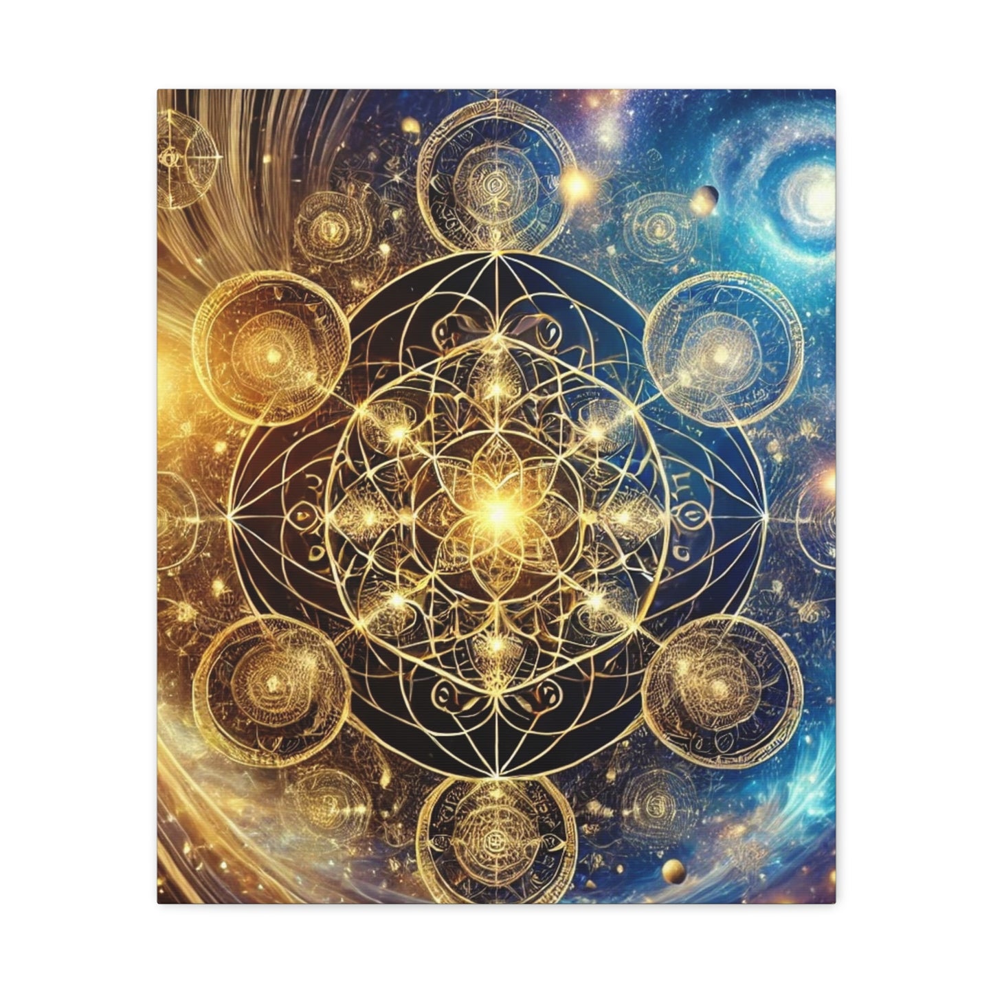 Sacred Geometry Art Canvas Ed. 67