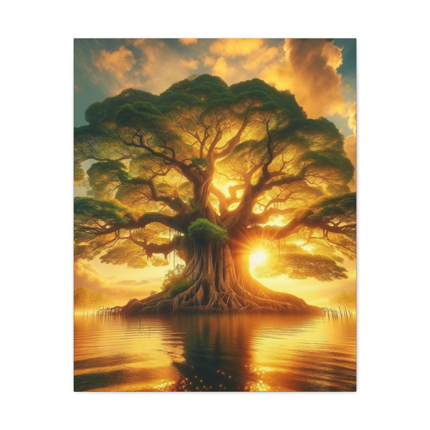 Trees of Light Art Canvas Ed. 4