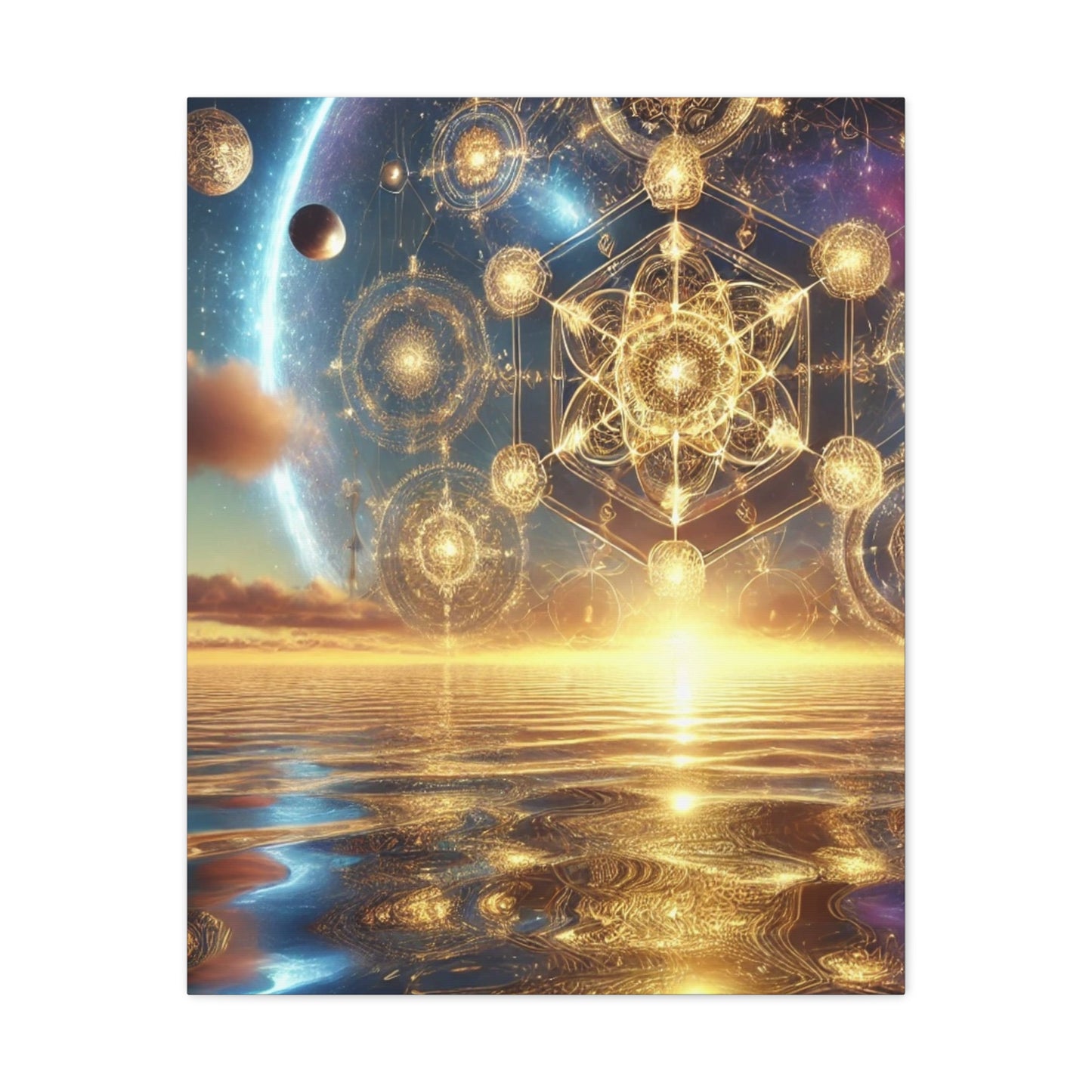 Sacred Geometry Art Canvas Ed. 94