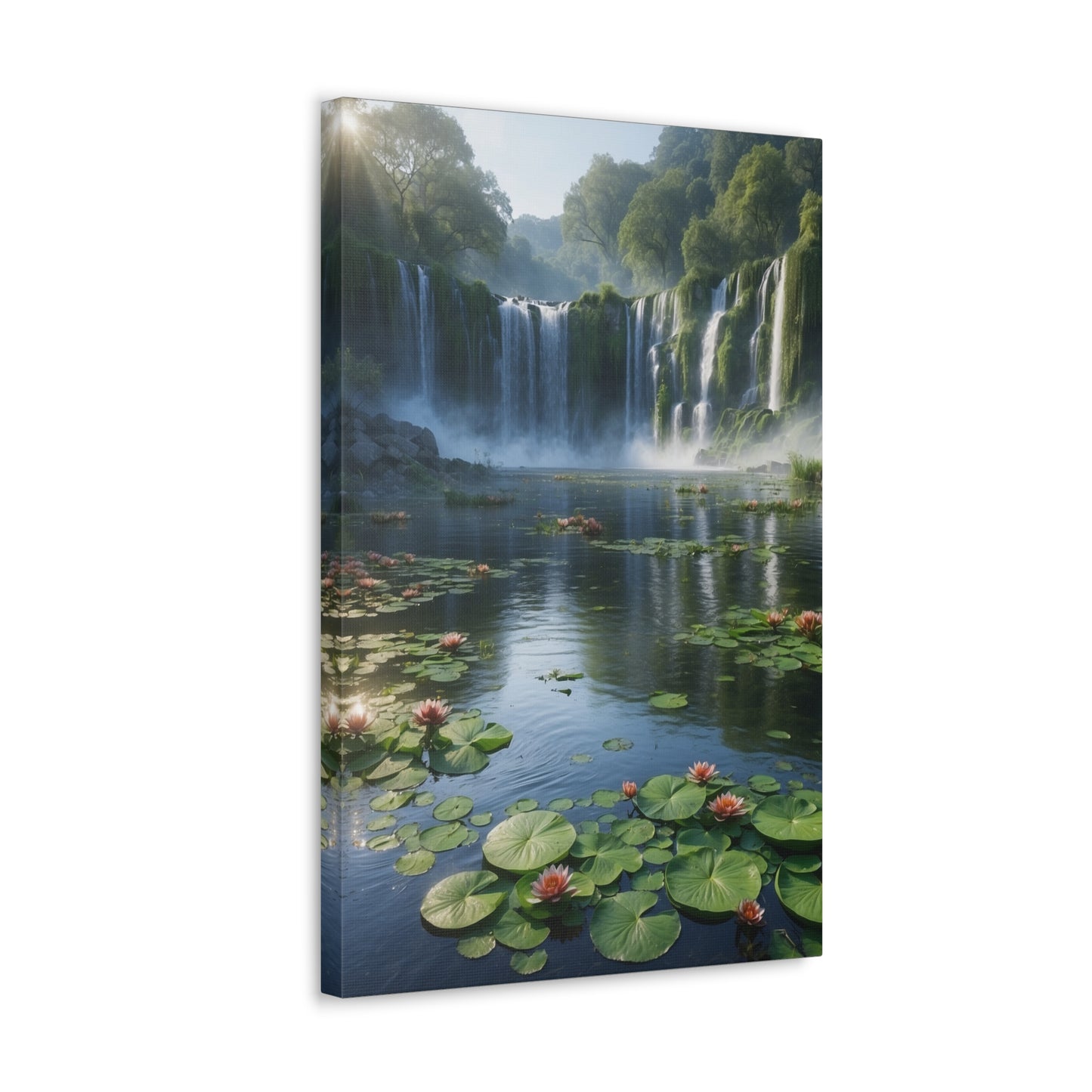 Majestic Waterfalls Art Canvas Ed. 7