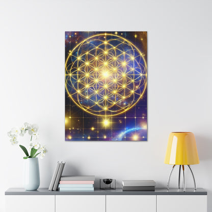 Sacred Geometry Art Canvas Ed. 73