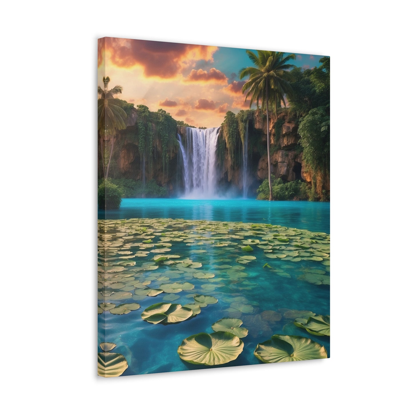 Majestic Waterfalls Art Canvas Ed. 39