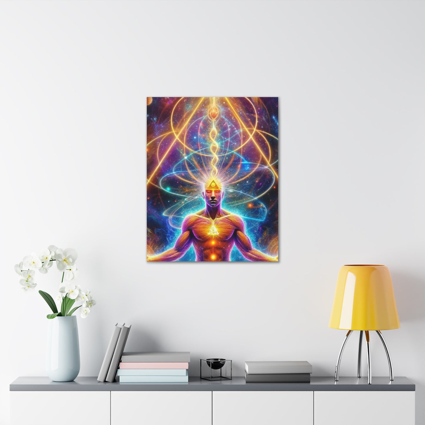 Quantum Entanglement Art Canvas Ed. 9