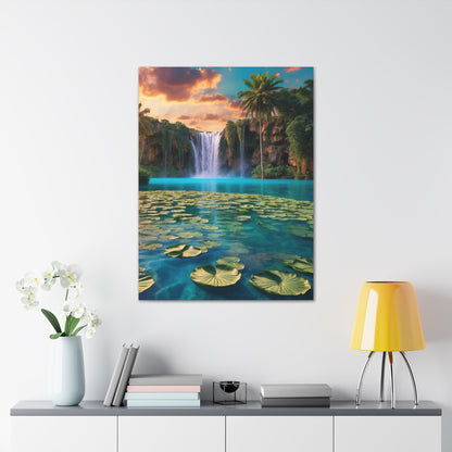 Majestic Waterfalls Art Canvas Ed. 39