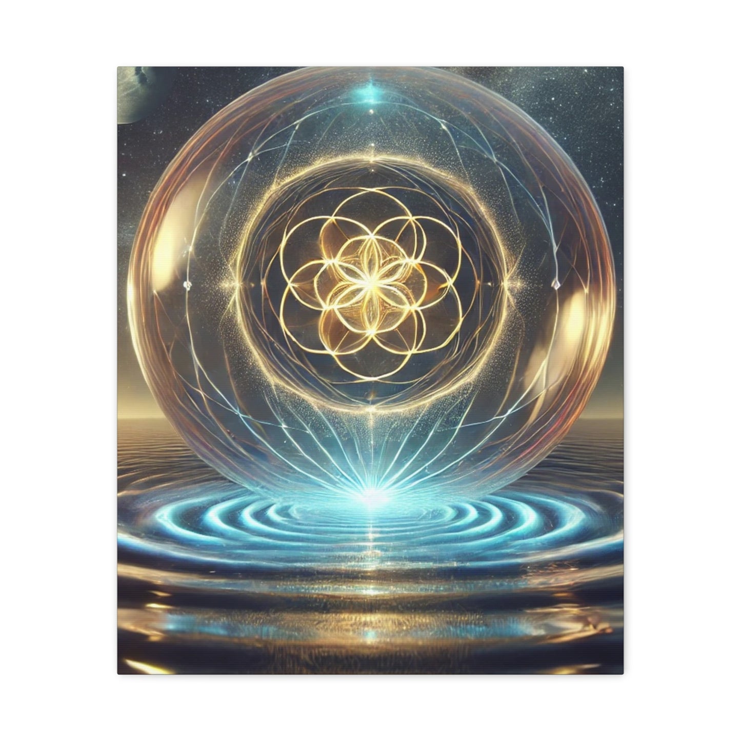 Sacred Geometry Art Canvas Ed. 10