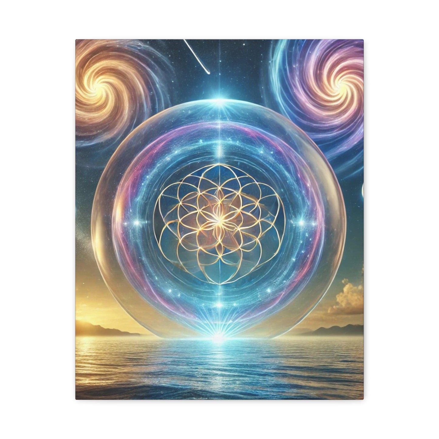 Sacred Geometry Art Canvas Ed. 19