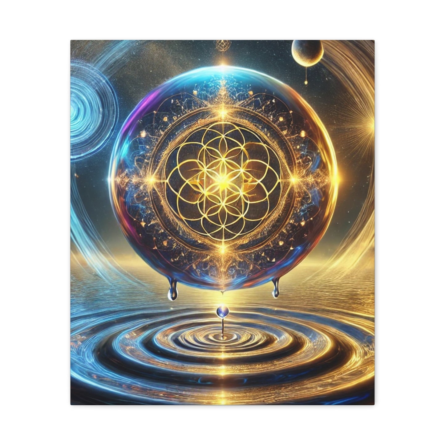 Sacred Geometry Art Canvas Ed. 25