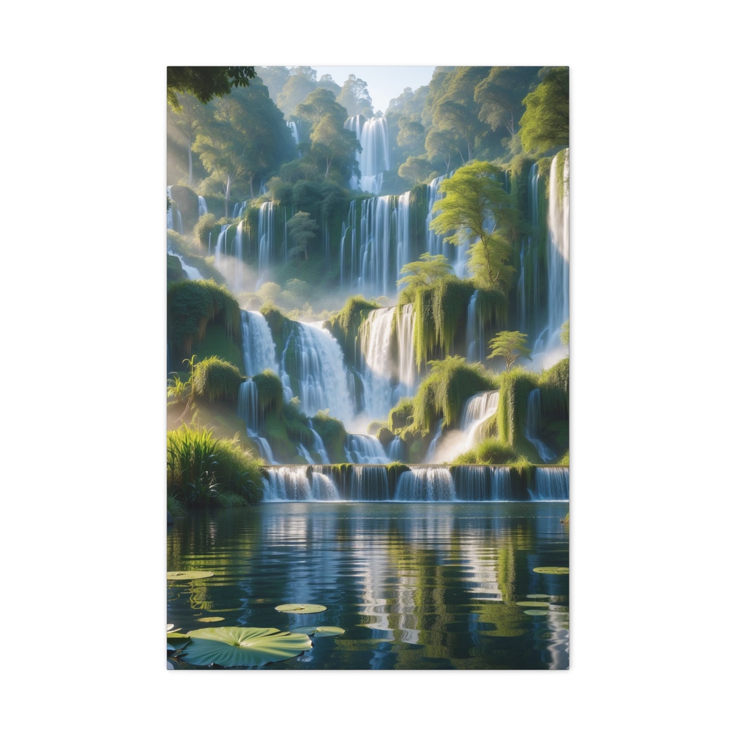 Majestic Waterfalls Art Canvas Ed. 10