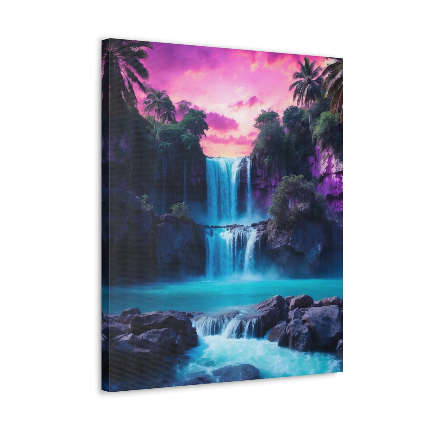 Majestic Waterfalls Art Canvas Ed. 29