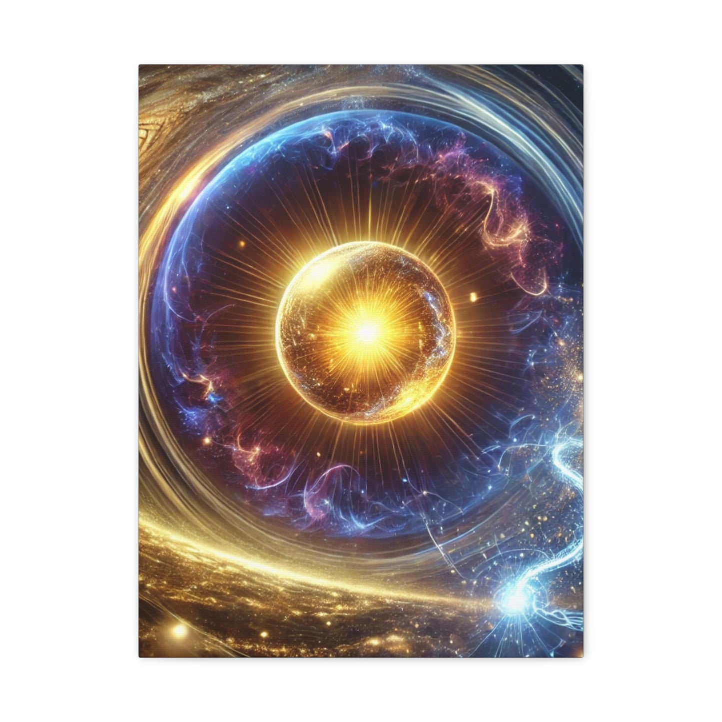 Energetic Orbs Art Canvas Ed. 9