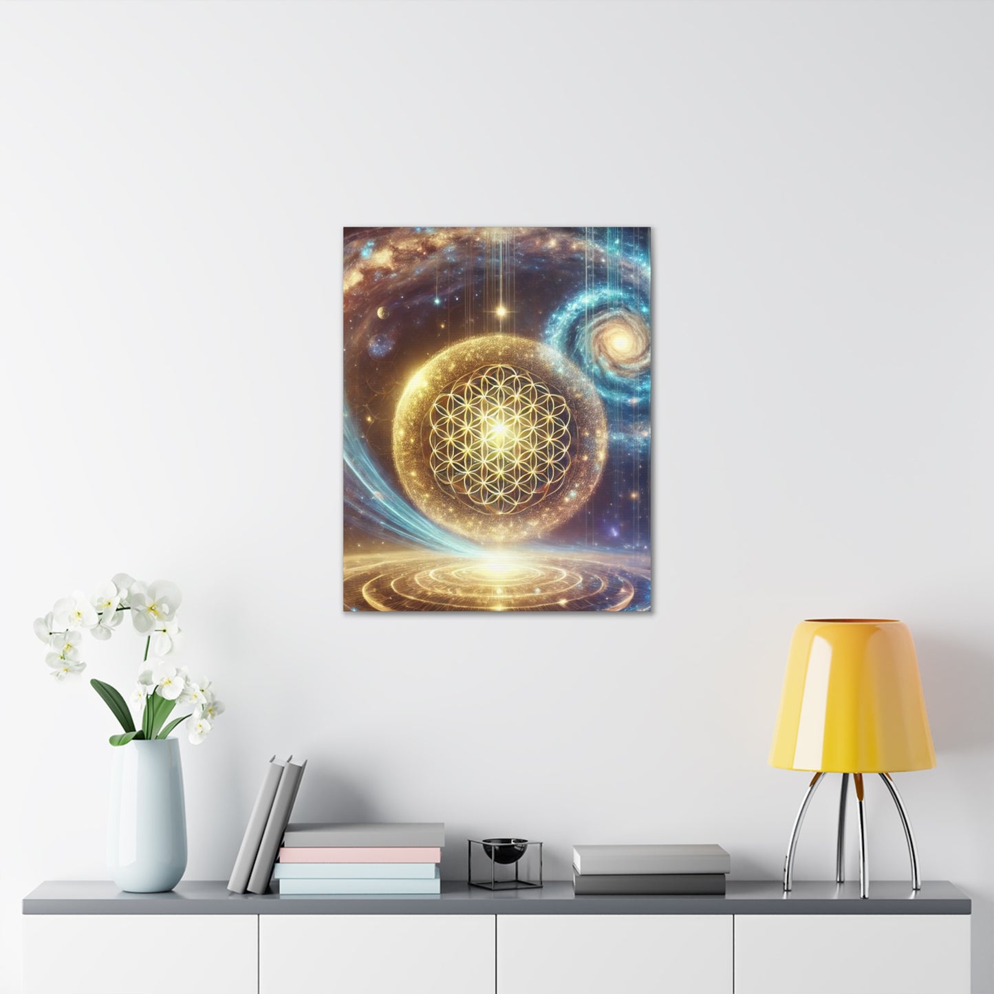 Sacred Geometry Art Canvas Ed. 58