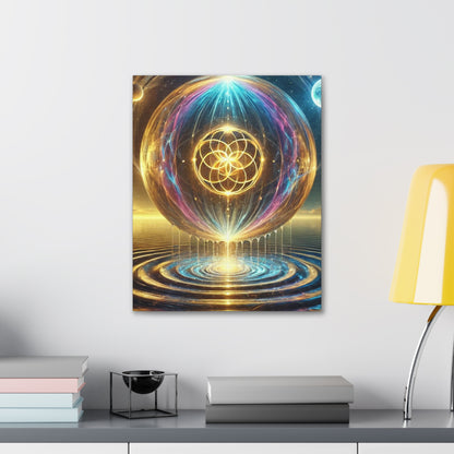 Sacred Geometry Art Canvas Ed. 27