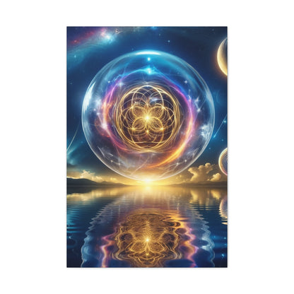 Sacred Geometry Art Canvas Ed. 15