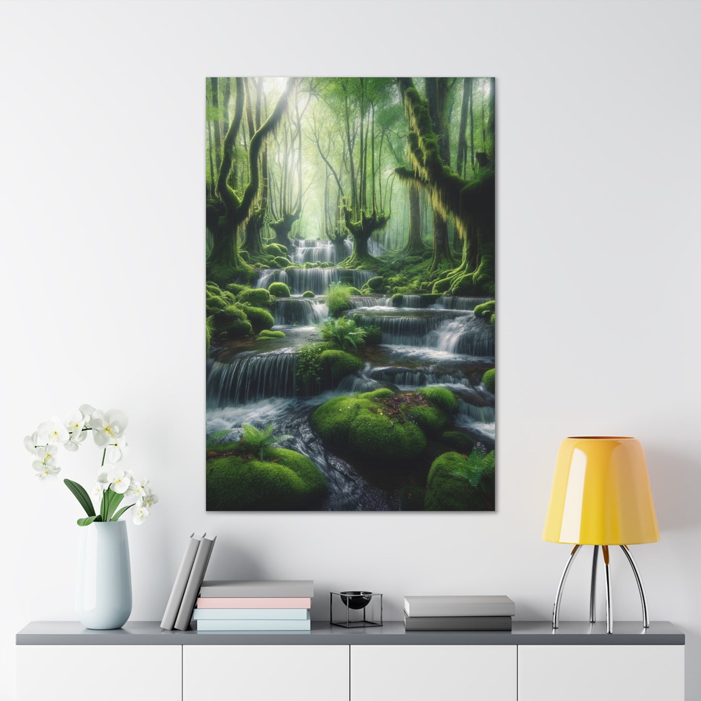 Majestic Waterfalls Art Canvas Ed. 1