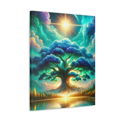 Trees of Light Art Canvas Ed. 13