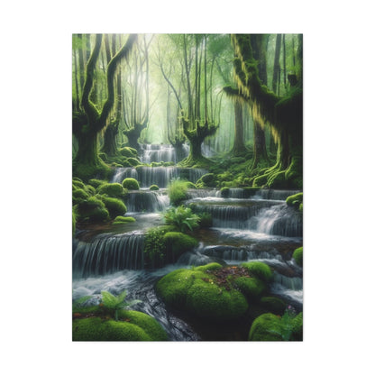 Majestic Waterfalls Art Canvas Ed. 1