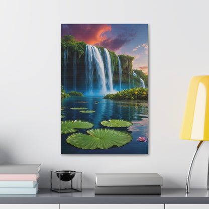 Blissful Lotus Art Canvas Ed. 3