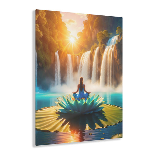 Blissful Lotus Acrylic Print Ed. 15