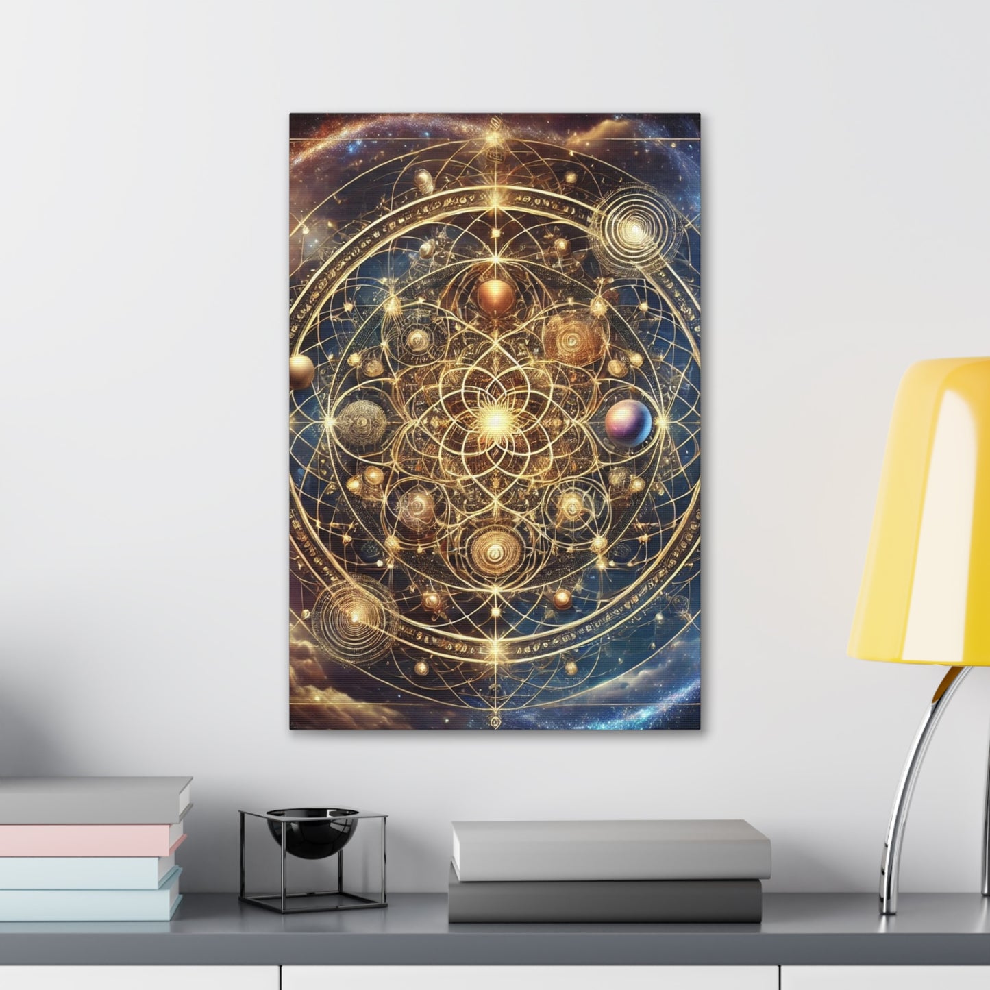 Sacred Geometry Art Canvas Ed. 77