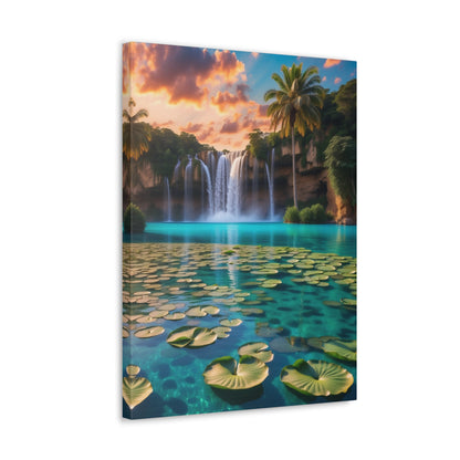 Majestic Waterfalls Art Canvas Ed. 40