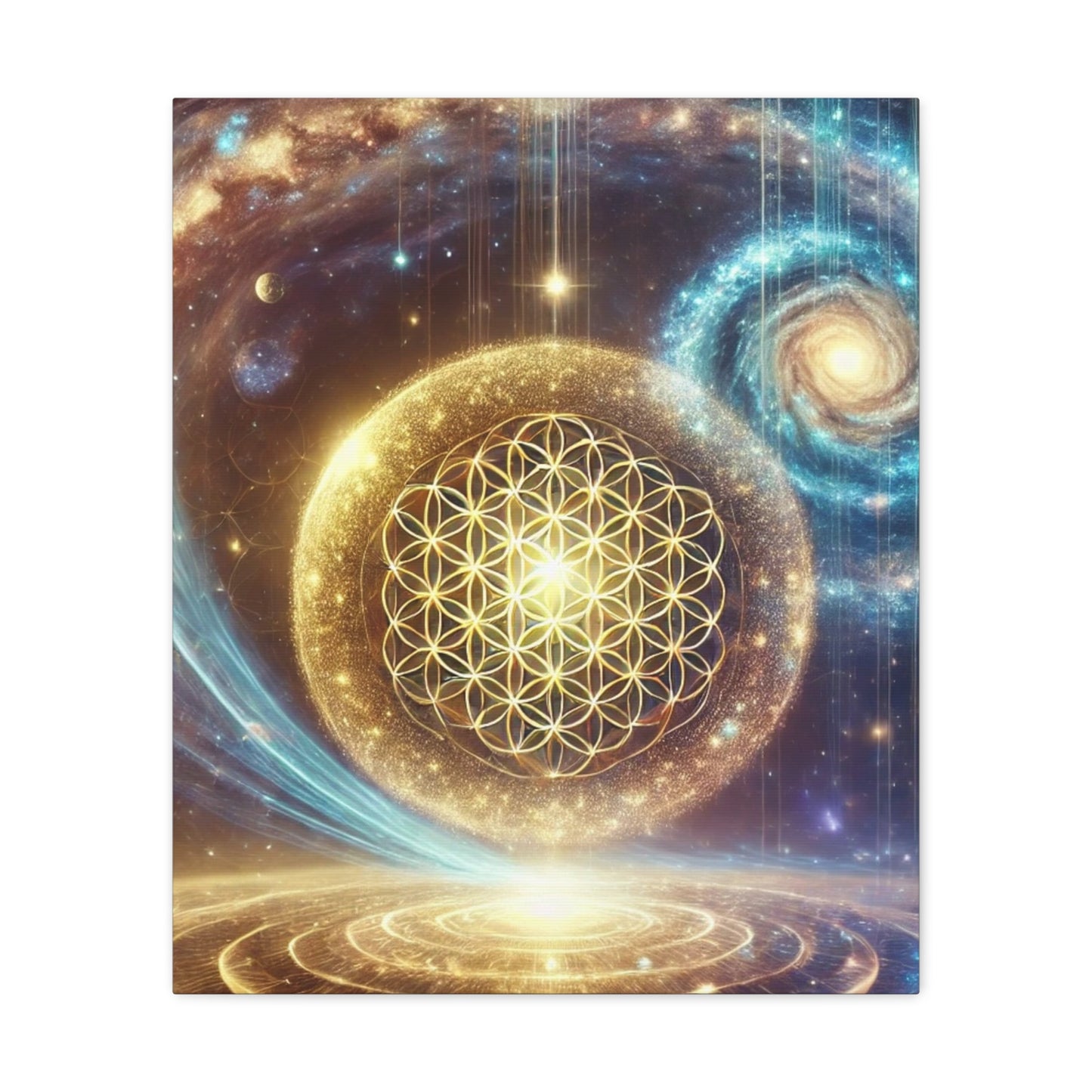 Sacred Geometry Art Canvas Ed. 58