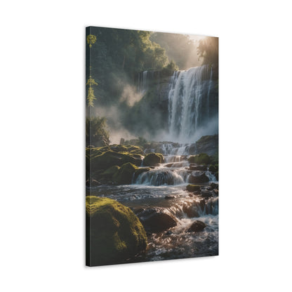 Majestic Waterfalls Art Canvas Ed. 15