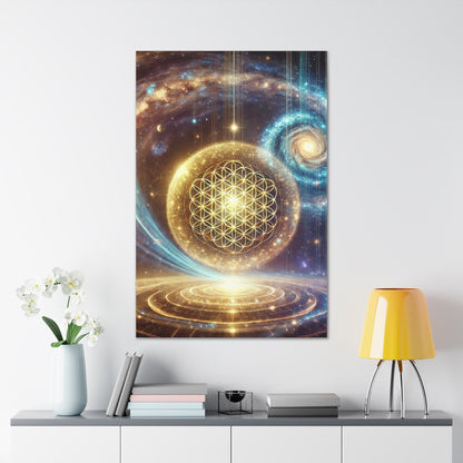 Sacred Geometry Art Canvas Ed. 58