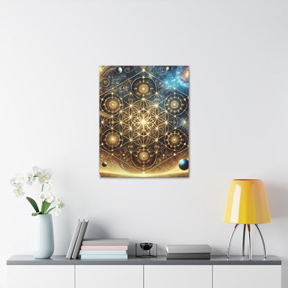 Sacred Geometry Art Canvas Ed. 76