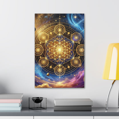 Sacred Geometry Art Canvas Ed. 68