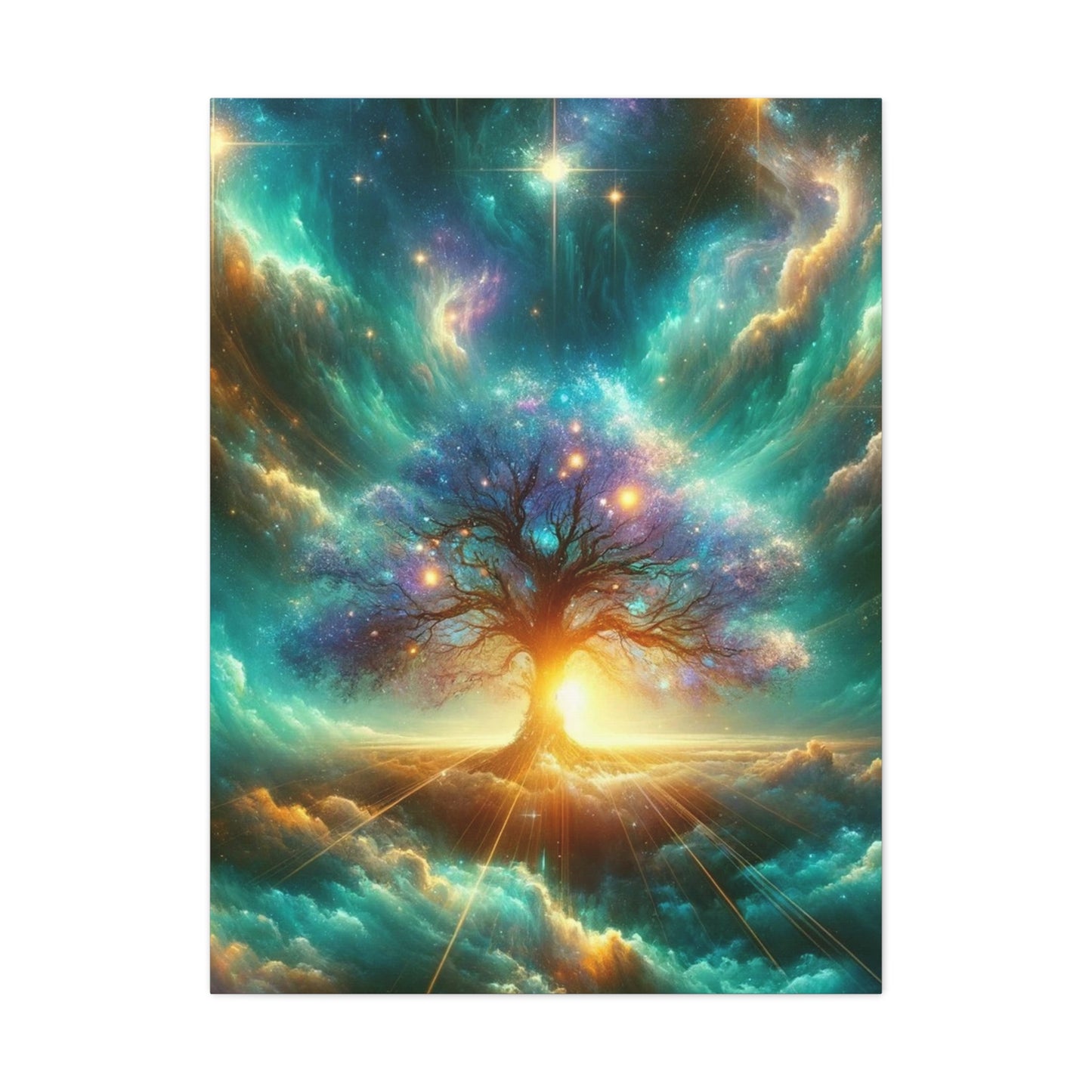 Trees of Light Art Canvas Ed. 16