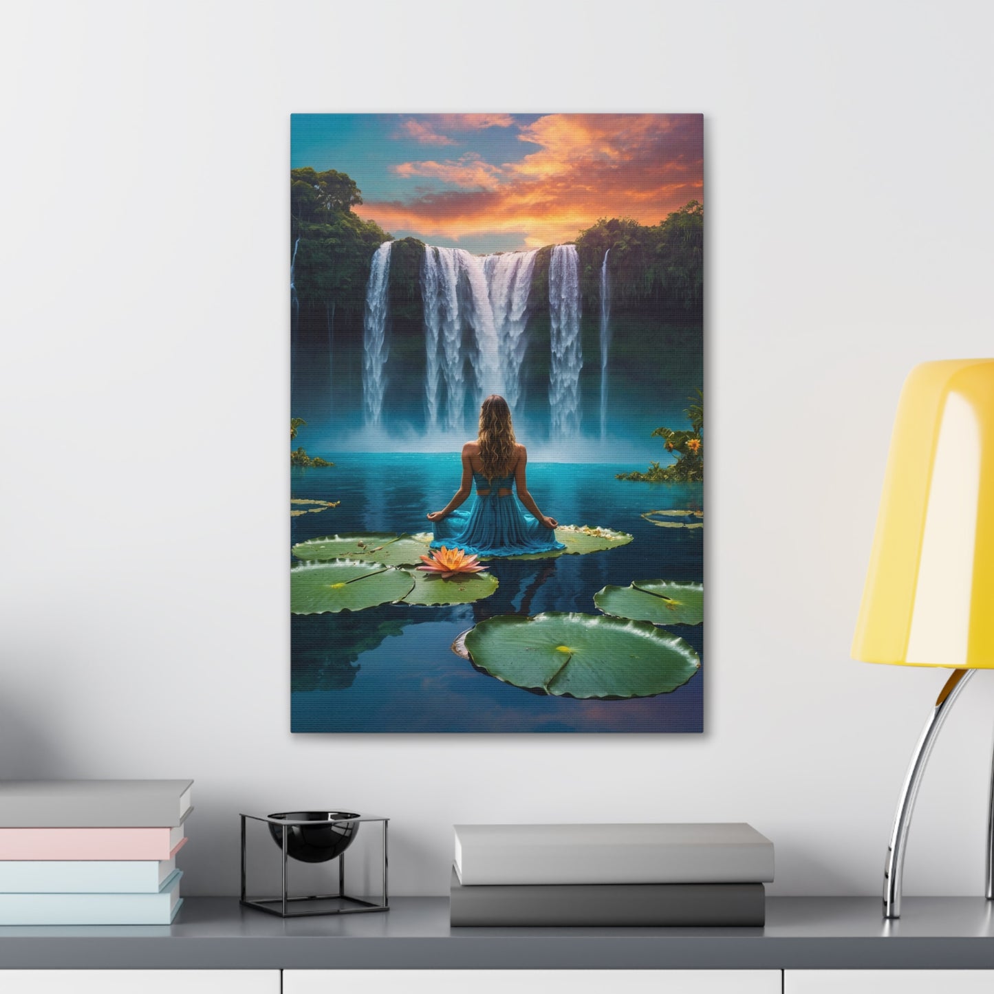 Blissful Lotus Art Canvas Ed. 4