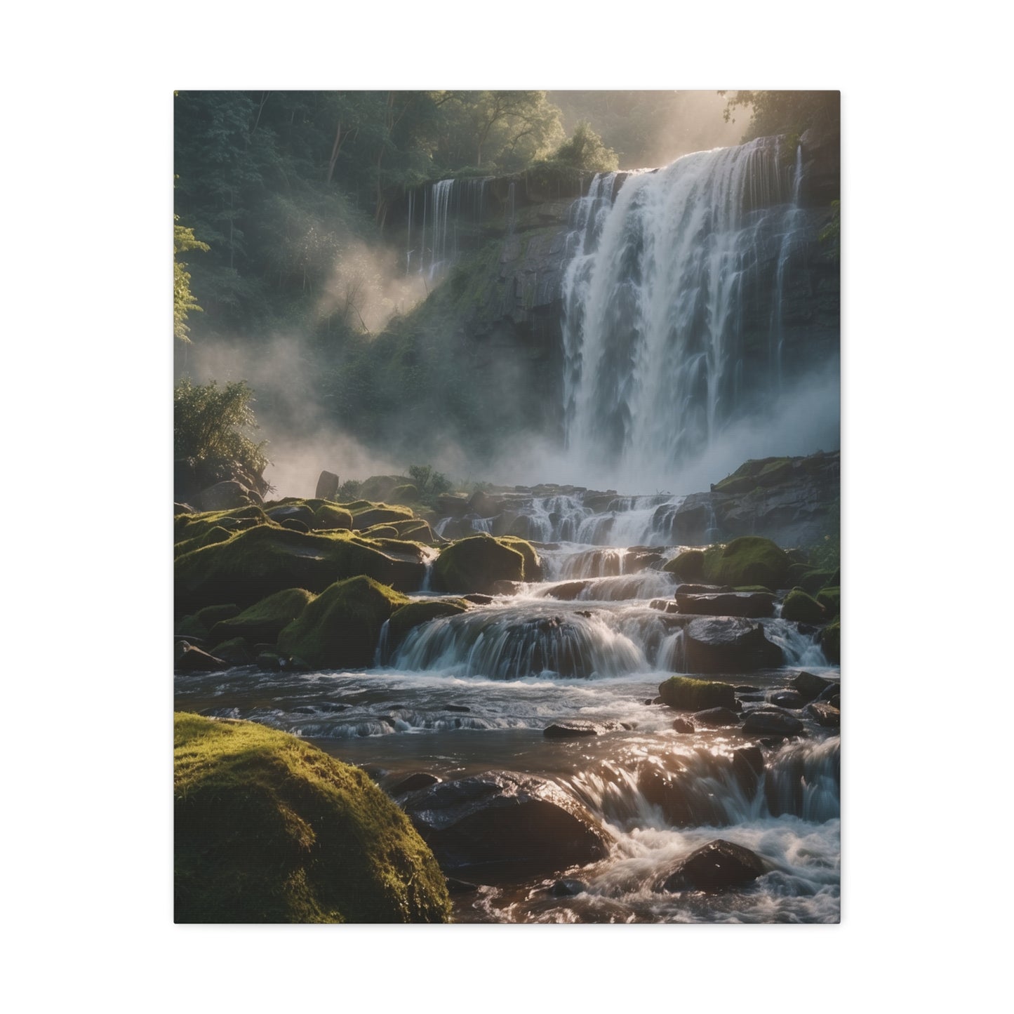 Majestic Waterfalls Art Canvas Ed. 15