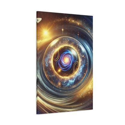 Energetic Orbs Art Canvas Ed. 14