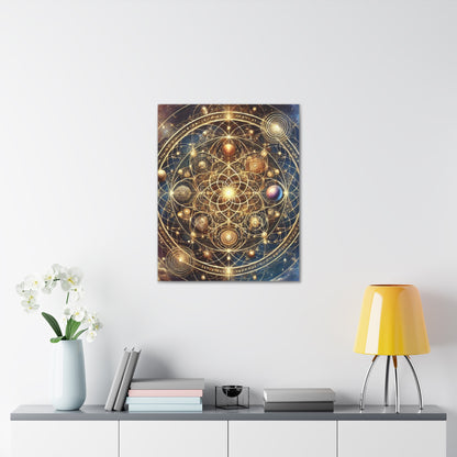 Sacred Geometry Art Canvas Ed. 77