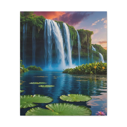 Blissful Lotus Art Canvas Ed. 3